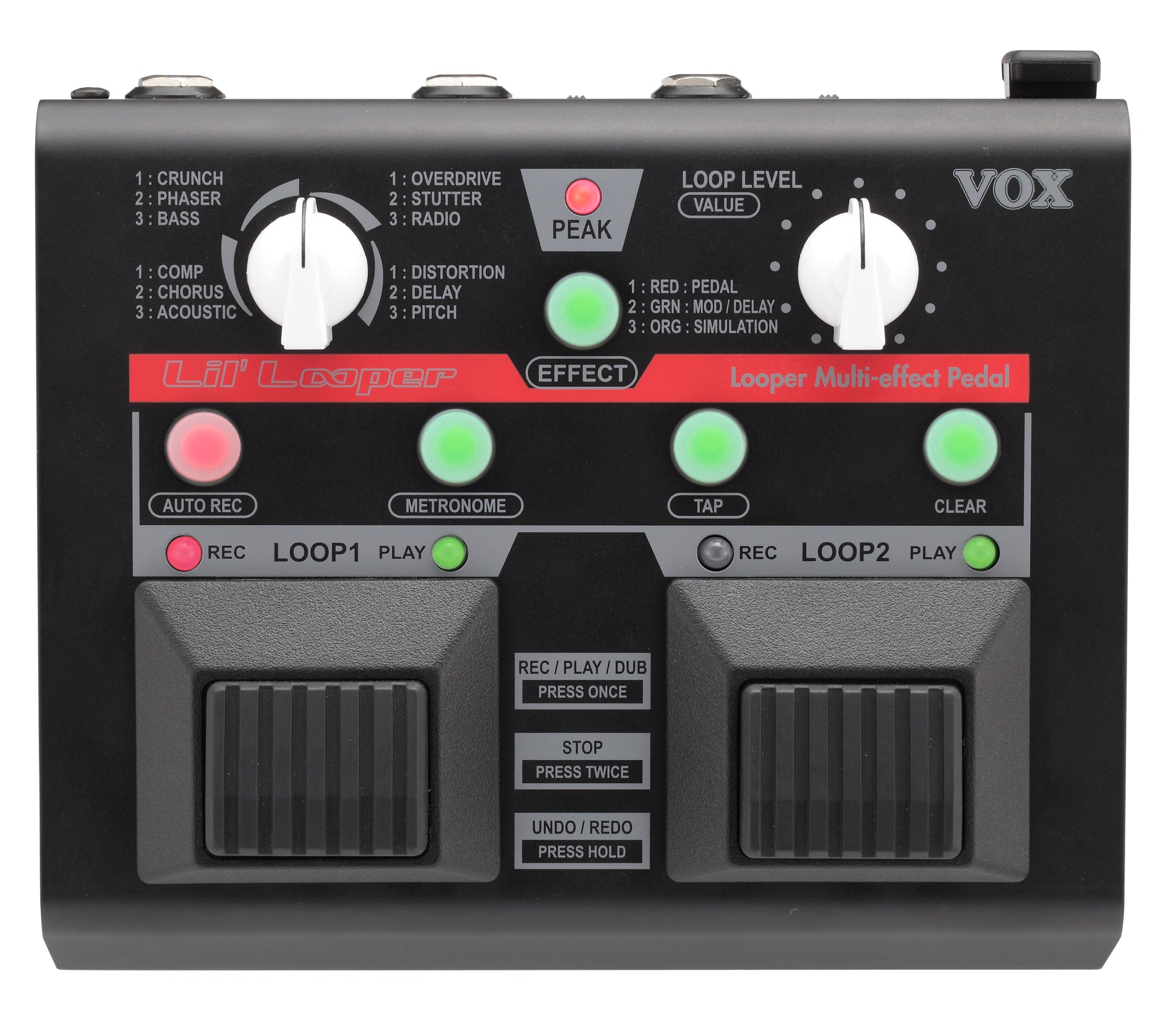 Vox VLL-1 Lil Looper Multi Effect Pedal 1